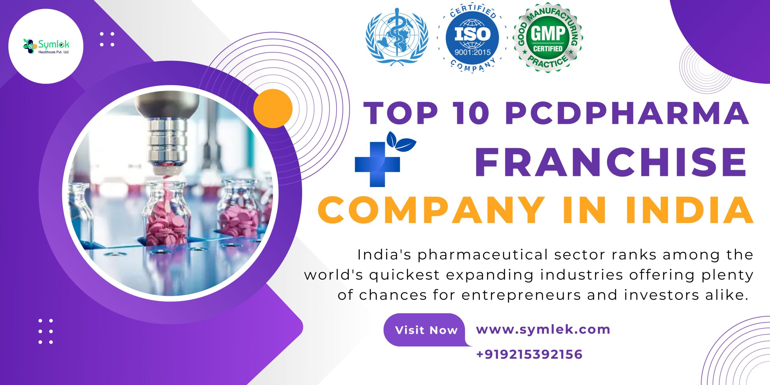 Top 10 PCD Pharma Franchise Company in India
