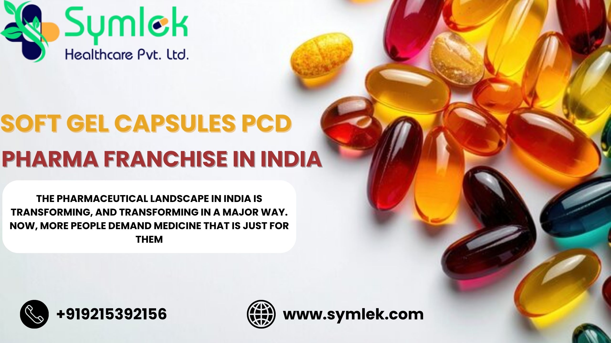 Soft Gel Capsules PCD Pharma Franchise in India